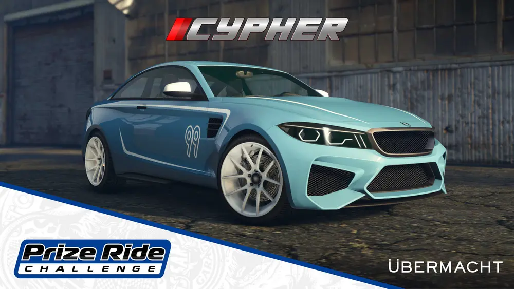 آگهی Prize Ride Challenge برای Cypher Week.