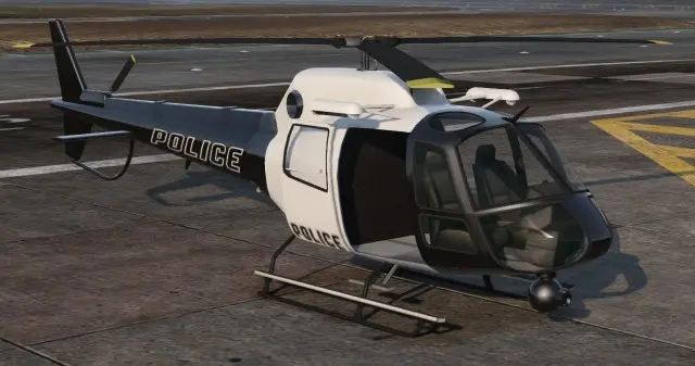 یک Police Maverick در GTA V.