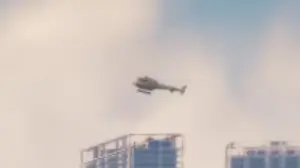 یک هلیکوپتر غیرنظامی Maverick در تصویر رسمی مربوط به موسیقی GTA VI.