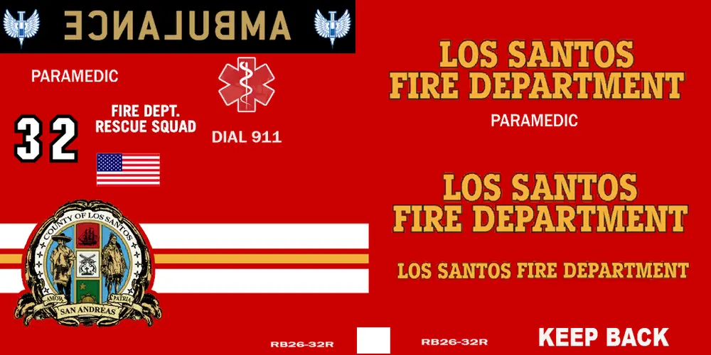 Los Santos Fire Department، GTA V.