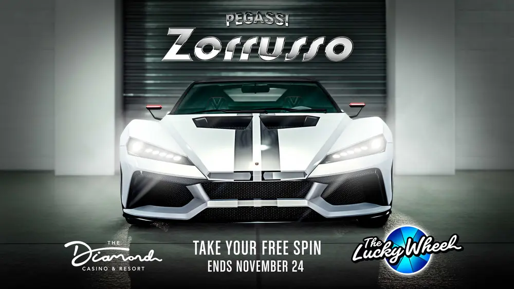 آگهی Lucky Wheel برای Heist Month (هفتهی ۳).