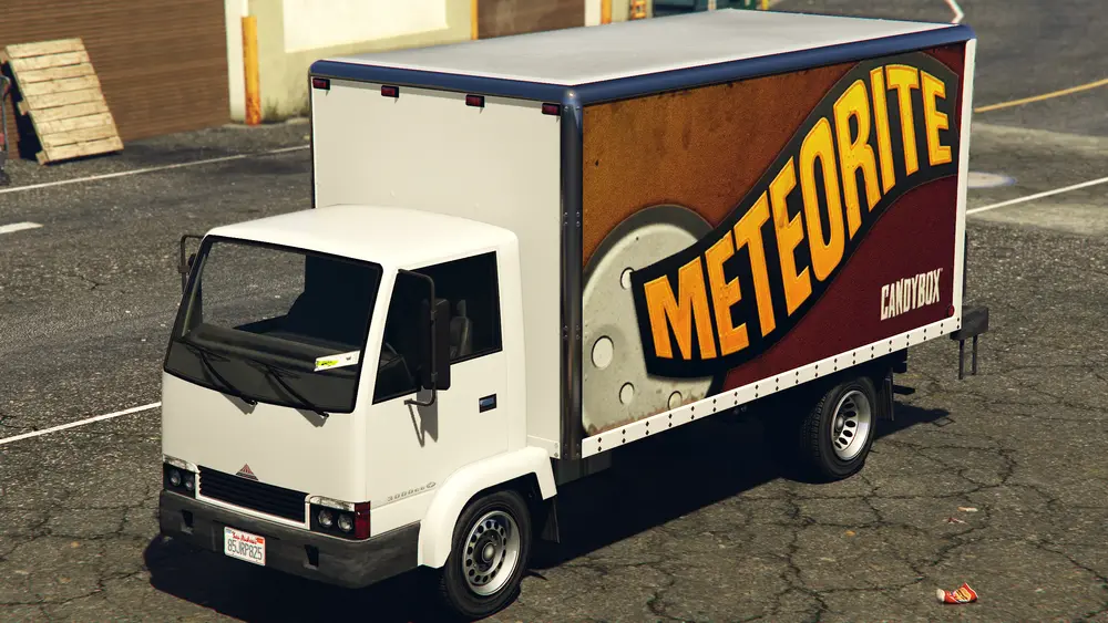 یک Mule متعلق به Meteorite Bar در GTA V. (نمای زاویه عقب)