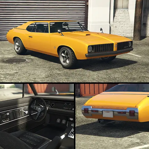 یک Stallion در وبسایت Southern San Andreas Super Autos (نسخهی Enhanced).