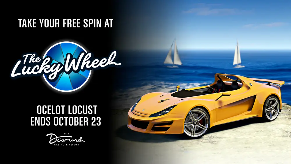 آگهی Lucky Wheel برای Dynasty Week.