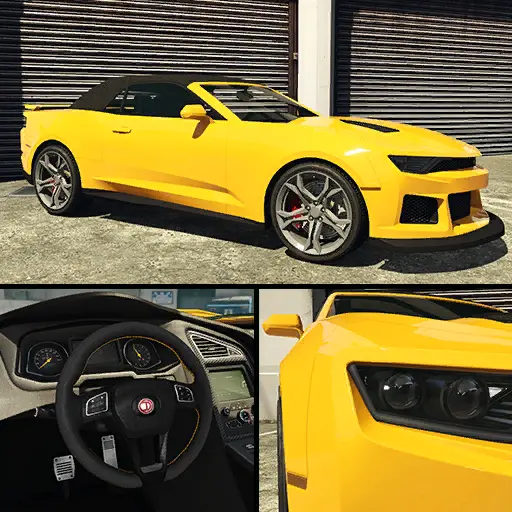 Vigero ZX Convertible در Southern San Andreas Super Autos.