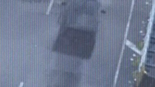 عقب یک Landstalker XL مشکی که در تریلر اول از کنار یک SUV وارونهشده در یک بزرگراه وایس سیتی عبور میکند.