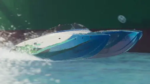 Skater 388-inspired boat