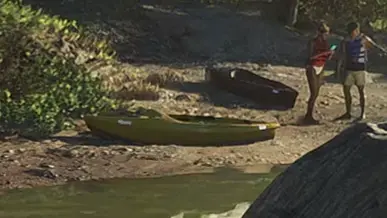 دو Kayak در ویدیوی کارتپستال پارک ملی ماونت کالاگا در وبسایت تبلیغاتی بازی.