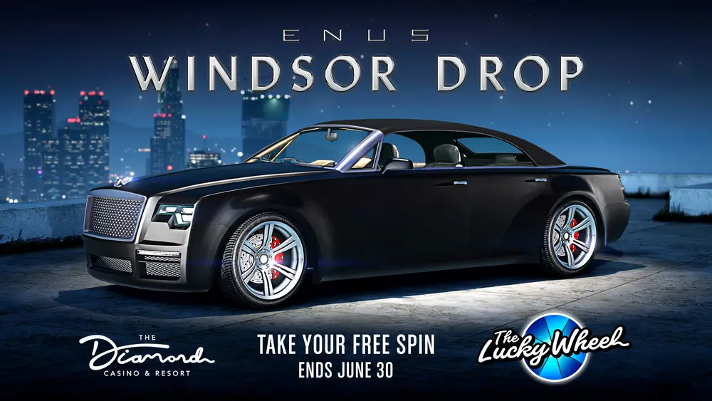 آگهی Lucky Wheel با Windsor Drop.