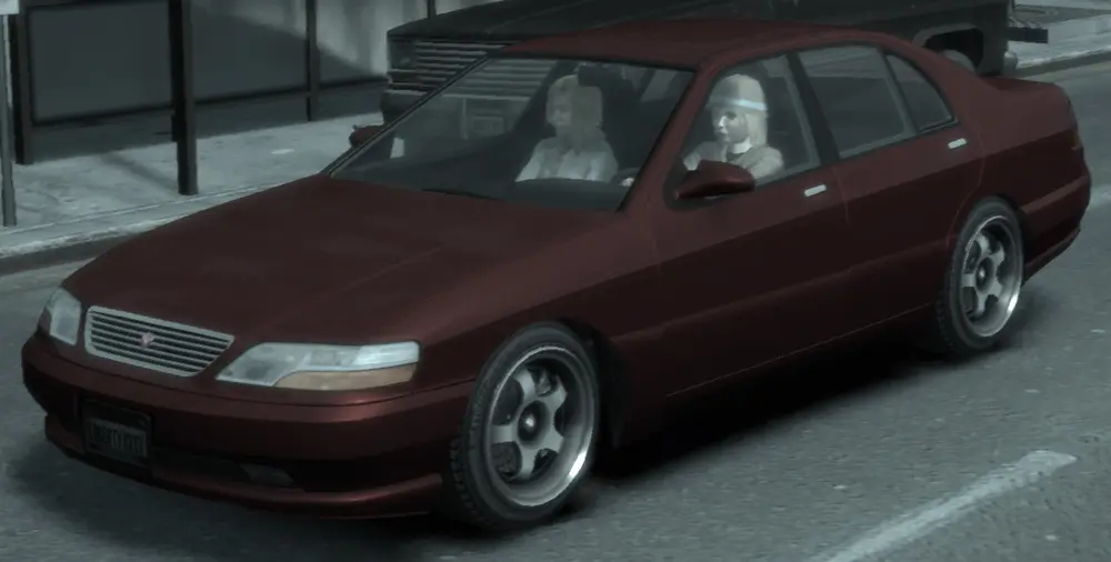یک Feroci در GTA IV. (نمای زاویه عقب)