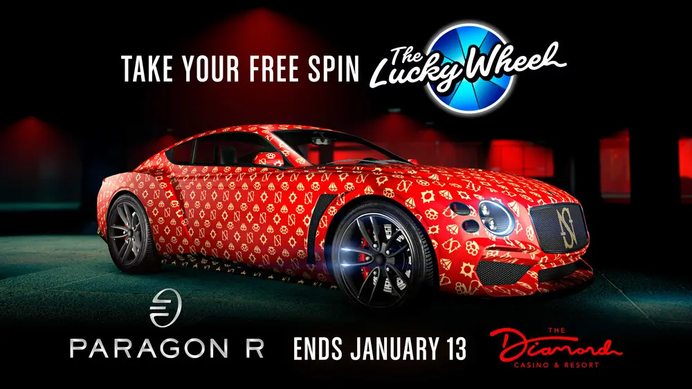 اولین آگهی Lucky Wheel.